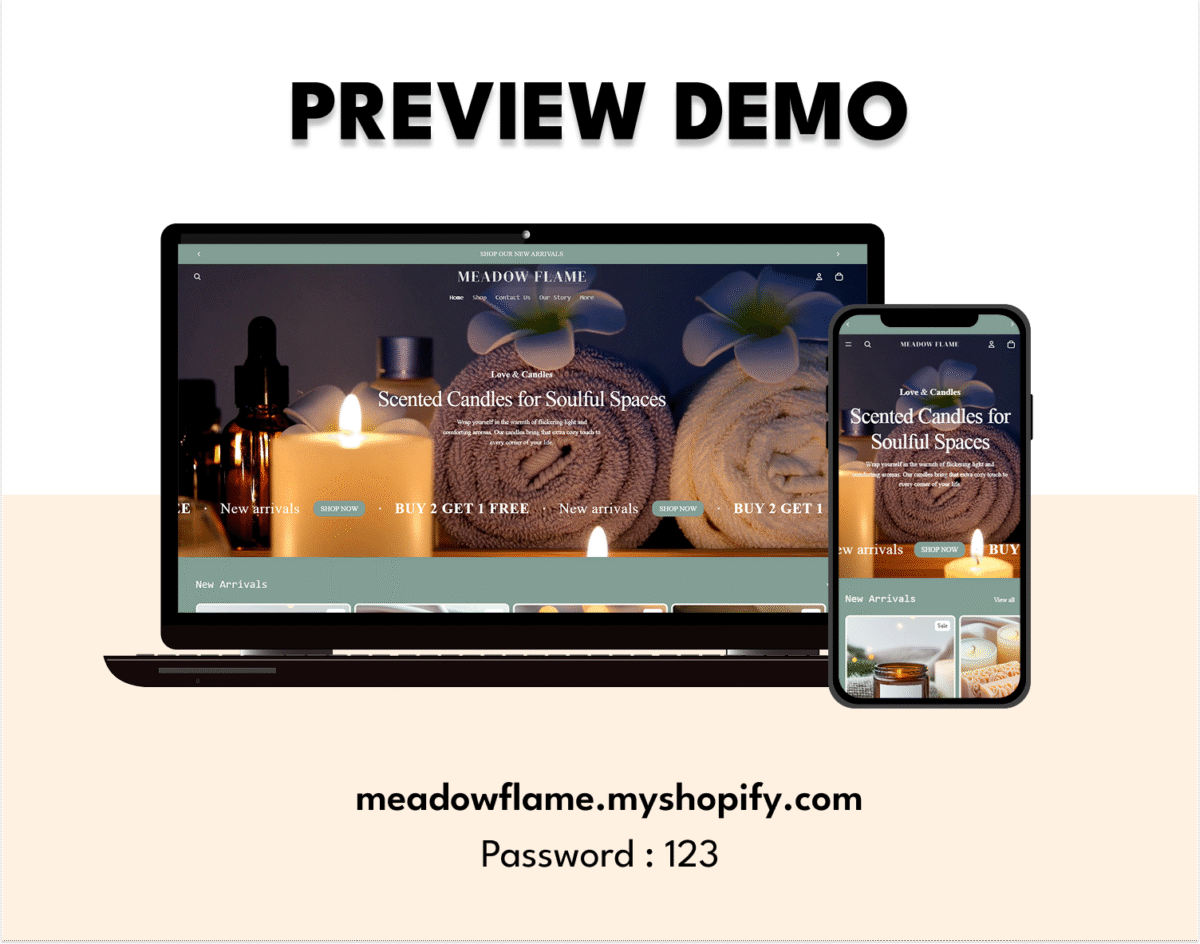 Meadow Flame Branded E-Commerce Shopify  Theme Template - Image 7