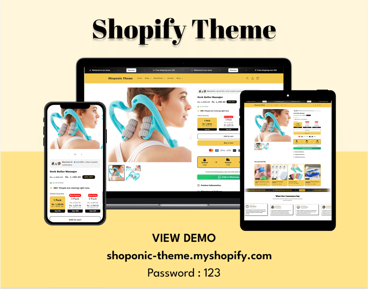 Shoponic Theme | Multi-niche Dropshipping & E-Commerece Theme Template - Image 4
