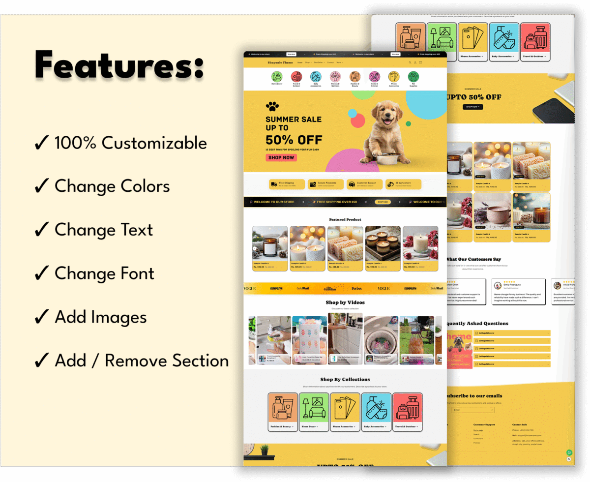 Shoponic Theme | Multi-niche Dropshipping & E-Commerece Theme Template - Image 6