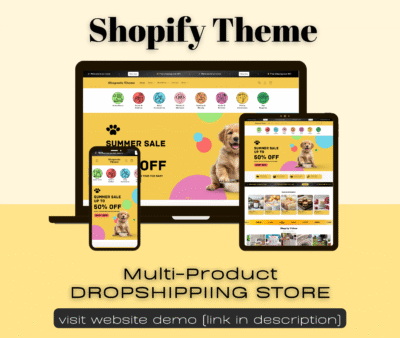 Shoponic Theme | Multi-niche Dropshipping & E-Commerece Theme Template